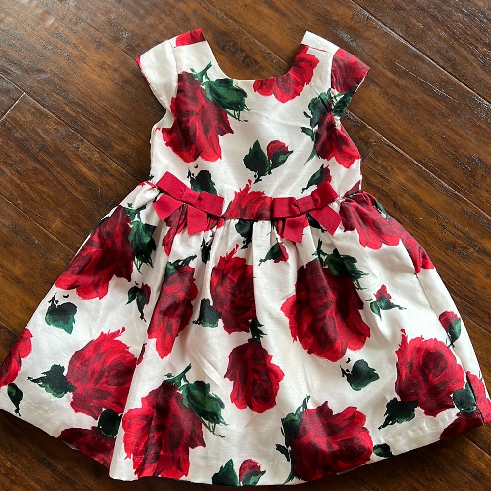 Girls rose dress